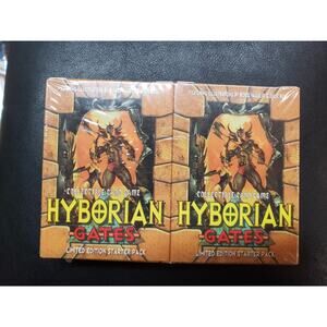 Hyborian Gates Limited Edition: 2 Starters Boxes total 110 Cards SEALED